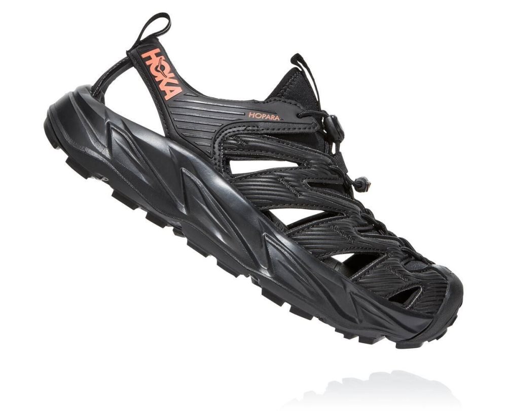 Hoka Hopara Black / Coral | 96720SDFH