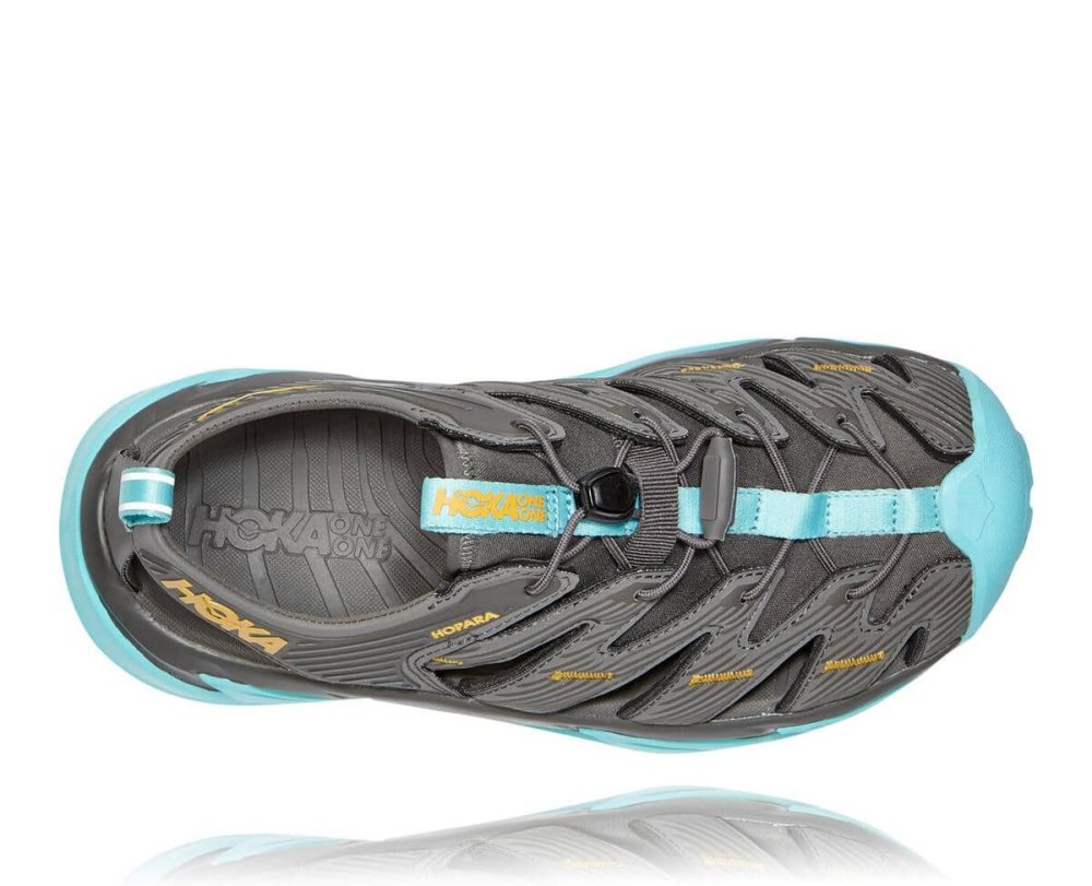 Hoka Hopara Dark Grey / Brown | 54069GPKI