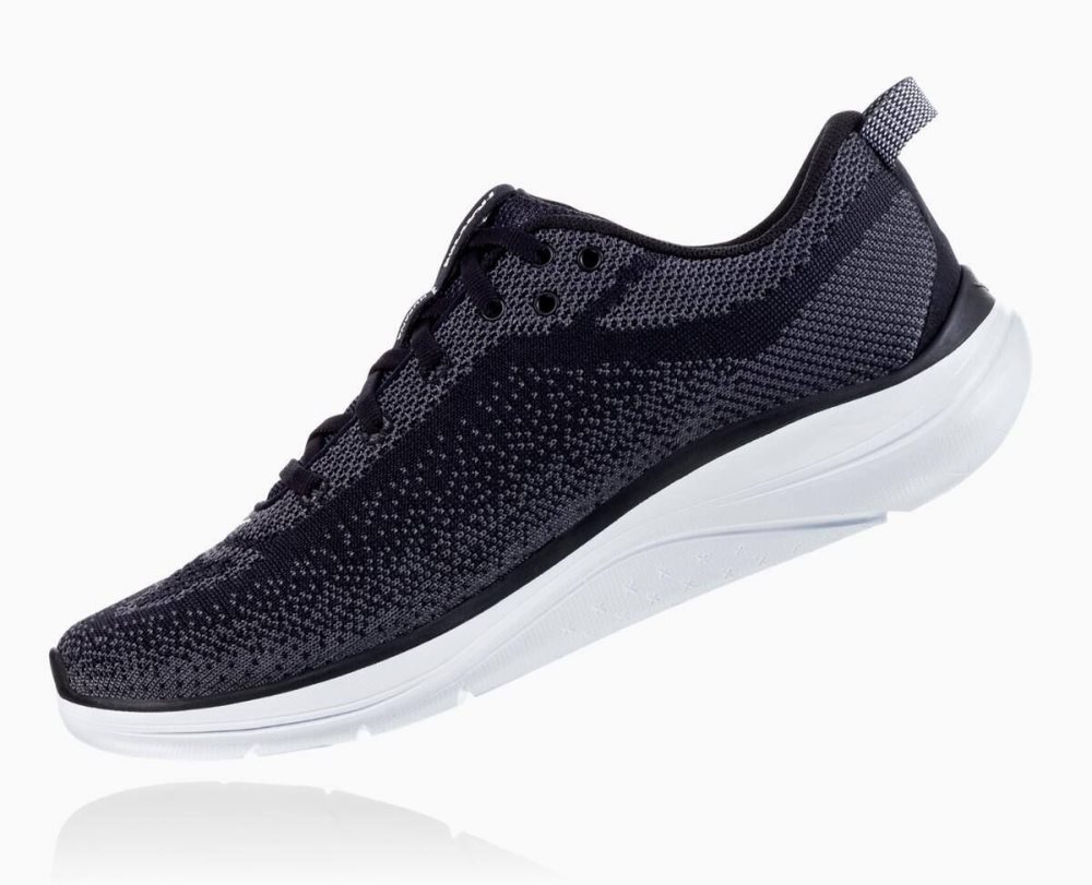 Hoka Hupana Flow Wide Black / Dark Grey | 09586ZHOV