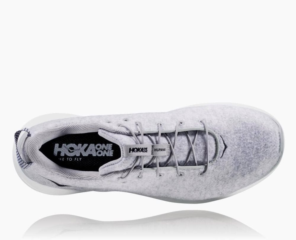 Hoka Hupana Flow Wool Deep Grey | 31825IPAQ