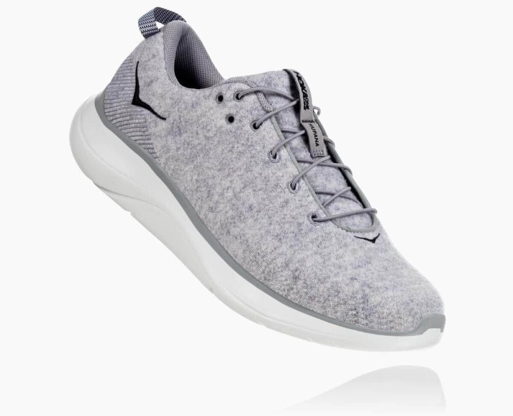 Hoka Hupana Flow Wool Deep Grey | 31825IPAQ