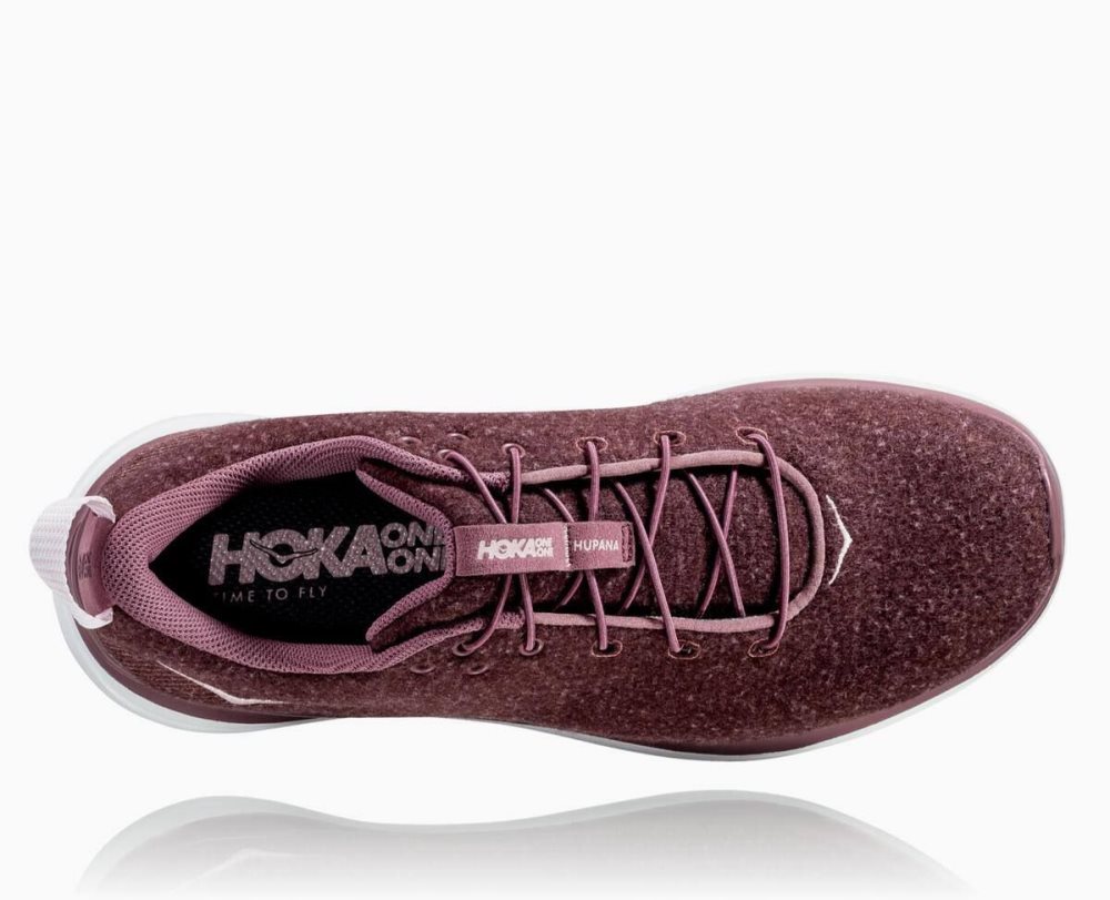 Hoka Hupana Flow Wool Rose Brown / Brown | 51972FOGY