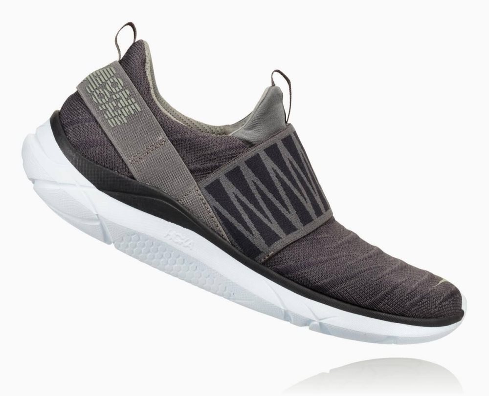 Hoka Hupana Slip Grey | 09357VJBK