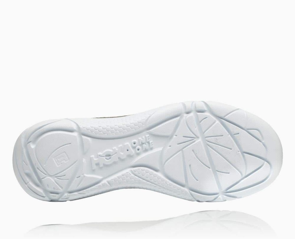 Hoka Hupana Wool Grey / White | 10653MKNQ