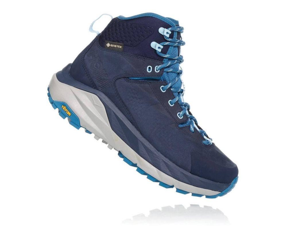 Hoka Kaha GORE Black / Blue | 18237EFVK