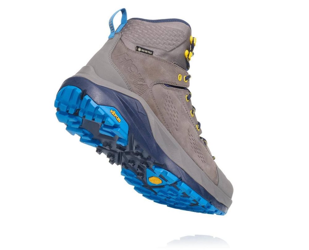 Hoka Kaha GORE Grey / Blue | 59461CIFP