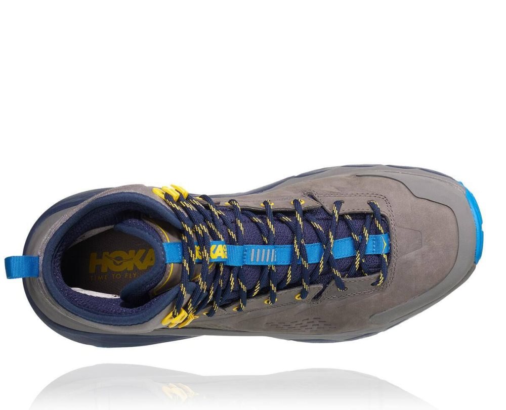 Hoka Kaha GORE Grey / Blue | 59461CIFP