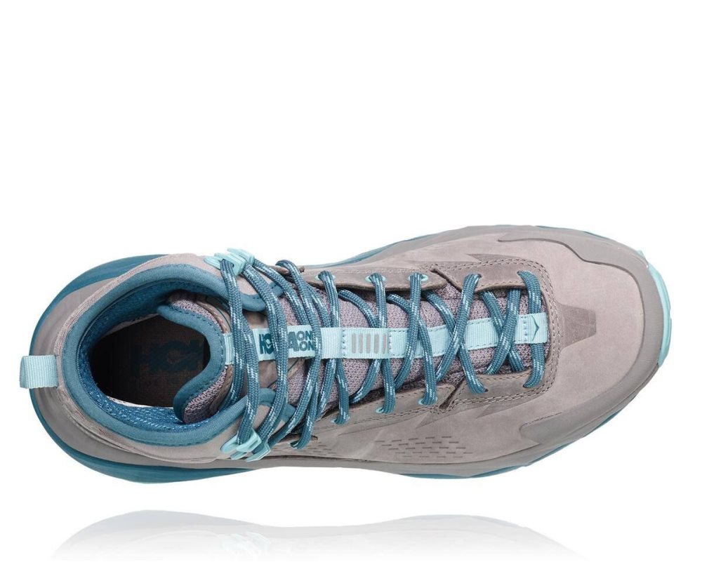 Hoka Kaha GORE Grey / Light Turquoise | 39726YUGC