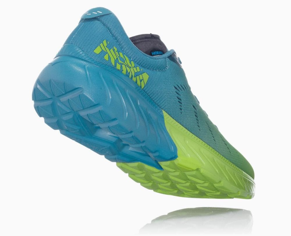 Hoka Mach 2 Blue / Light Green | 16952YDCQ