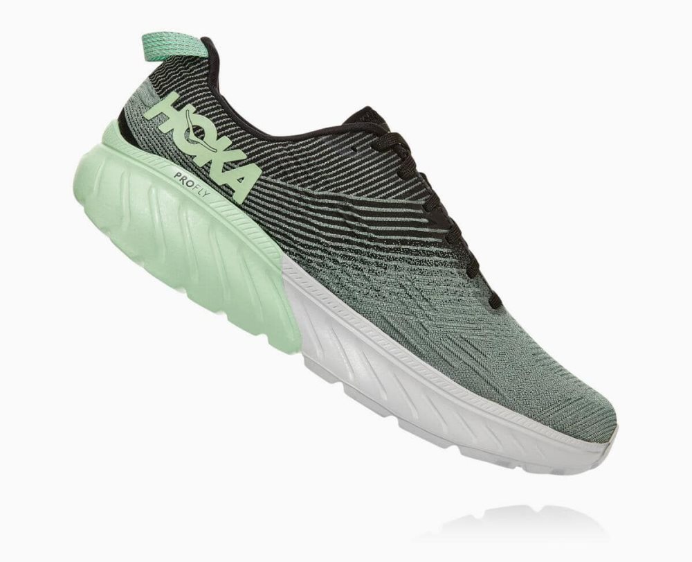 Hoka Mach 3 Green Grey / Black | 73650BIVG