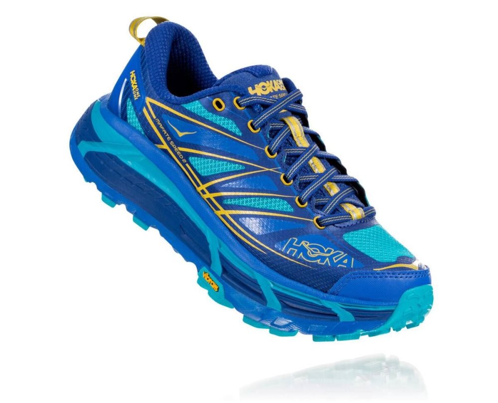 Hoka Mafate Speed 2 Blue | 91740WBAJ