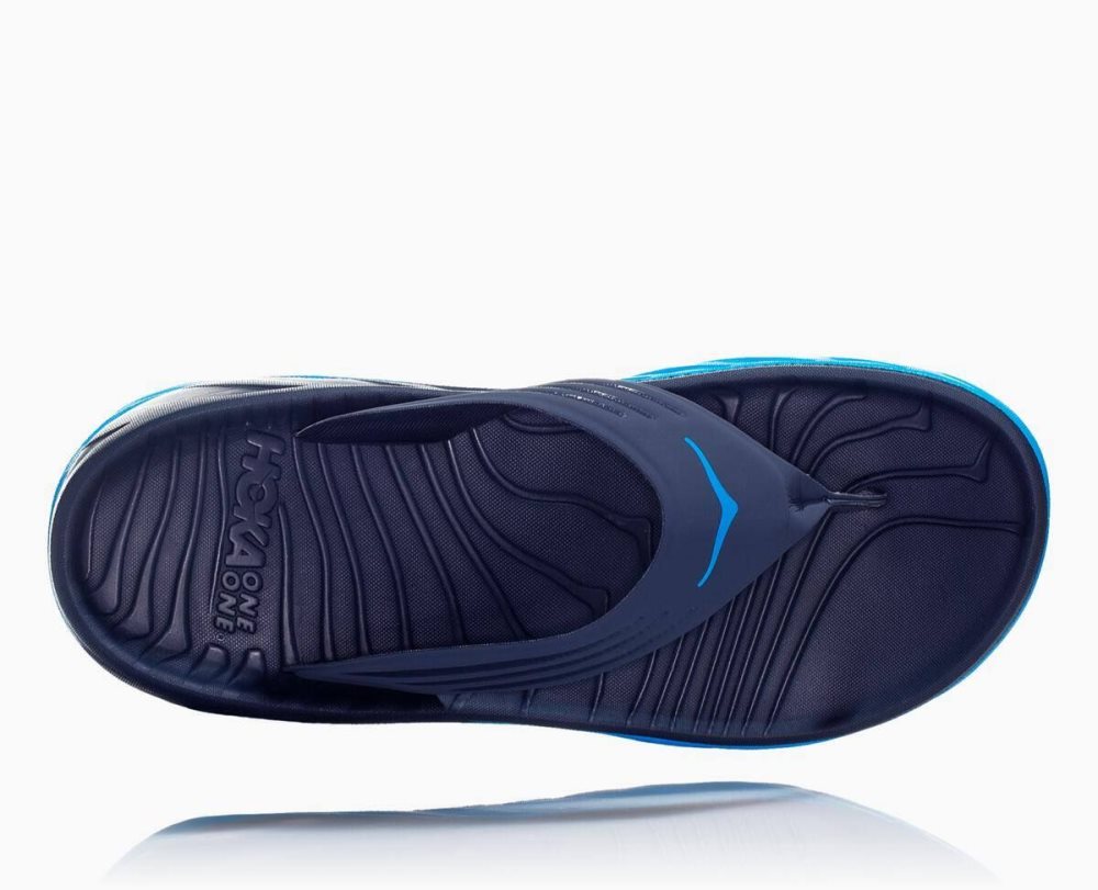 Hoka ORA Flip Blue | 26581KQEG