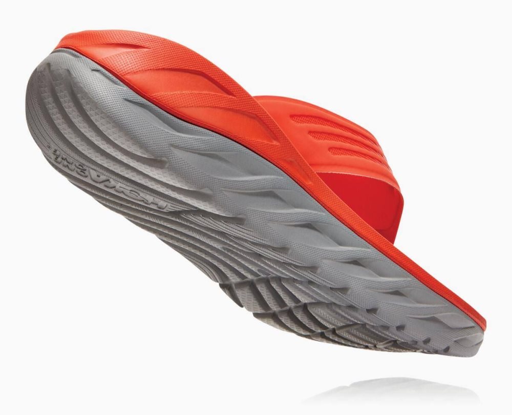 Hoka ORA Flip Red | 50491VTCW