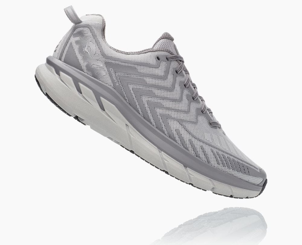 Hoka OV Clifton Silver | 17903VLIT