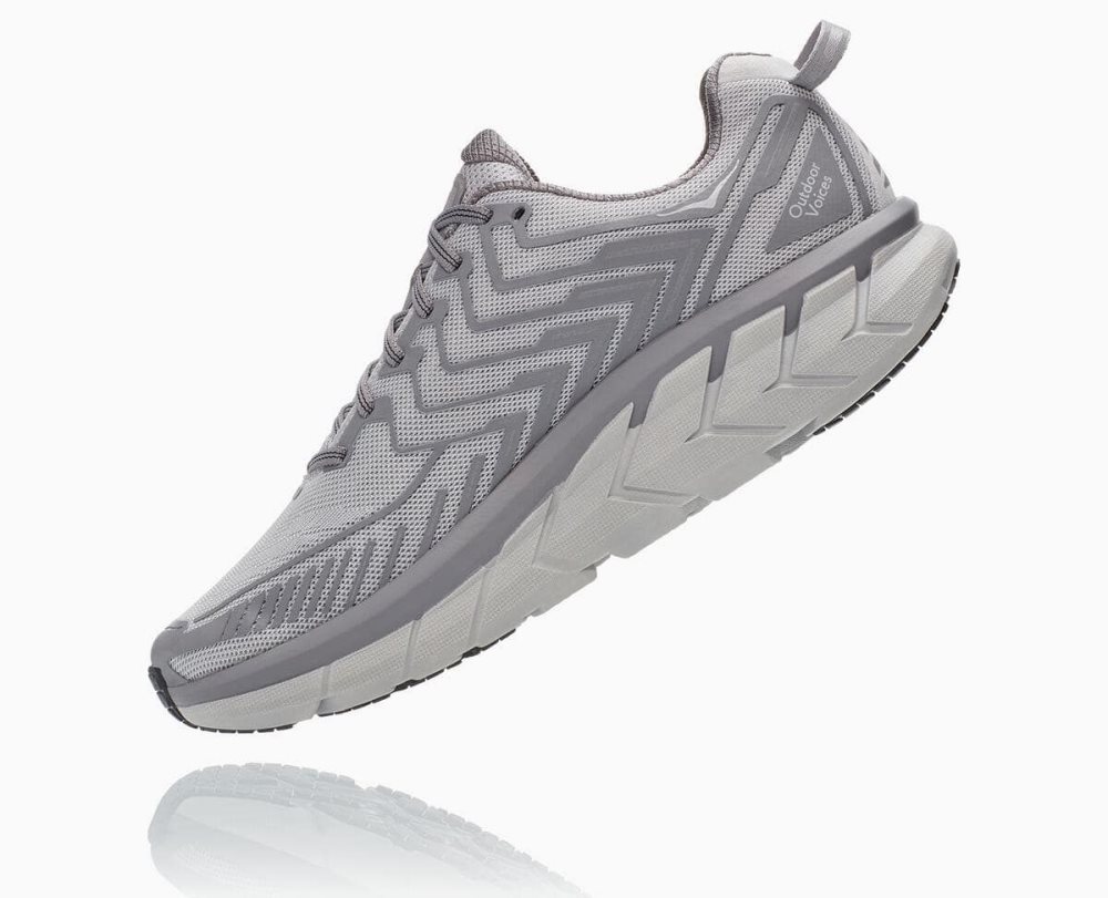 Hoka OV Clifton Silver | 17903VLIT