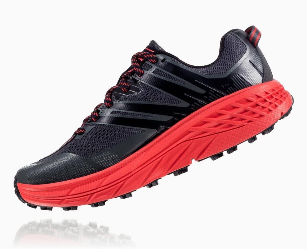 Hoka Speedgoat 3 Dark Grey / Red | 87061KPMJ