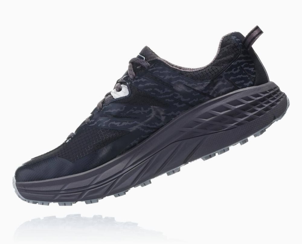 Hoka Speedgoat 3 Waterproof Black / Deep Grey | 69074PTWA