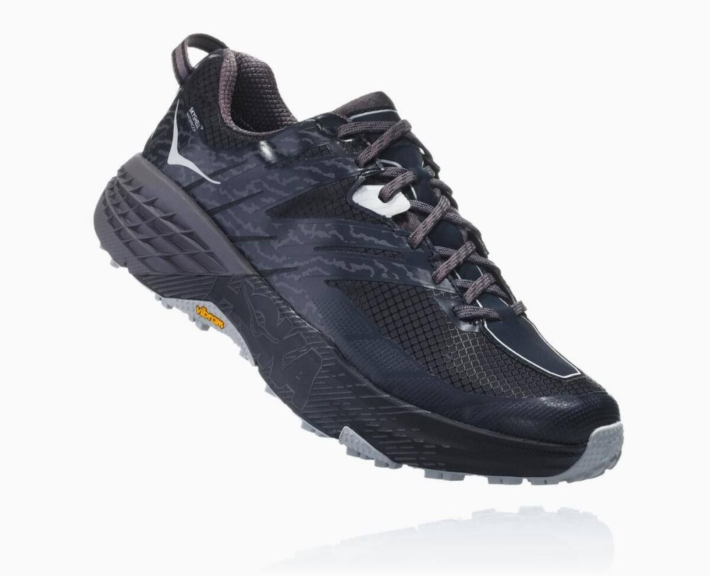 Hoka Speedgoat 3 Waterproof Black / Deep Grey | 69074PTWA