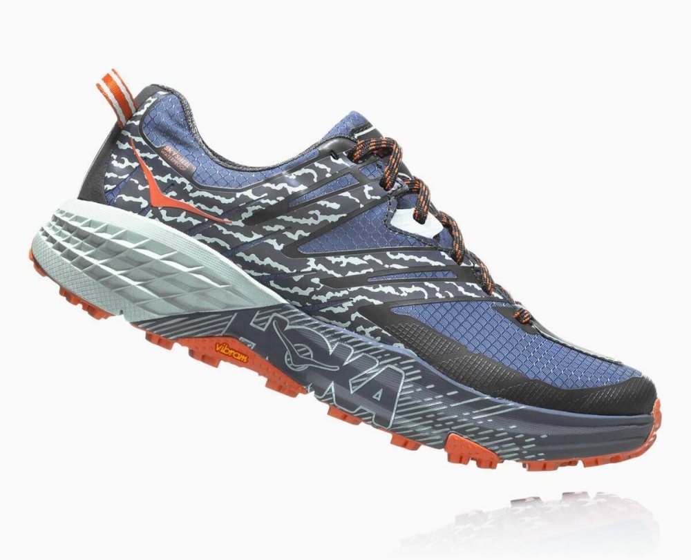 Hoka Speedgoat 3 Waterproof Blue | 31562ZTKD