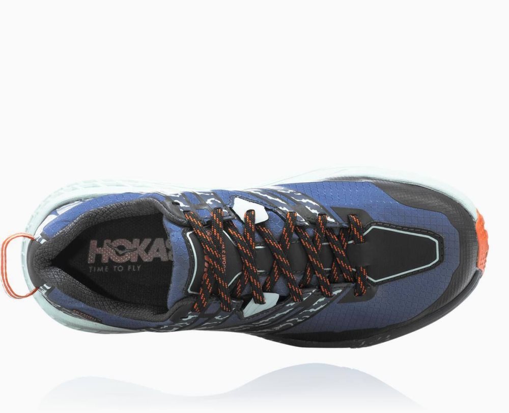 Hoka Speedgoat 3 Waterproof Blue | 31562ZTKD