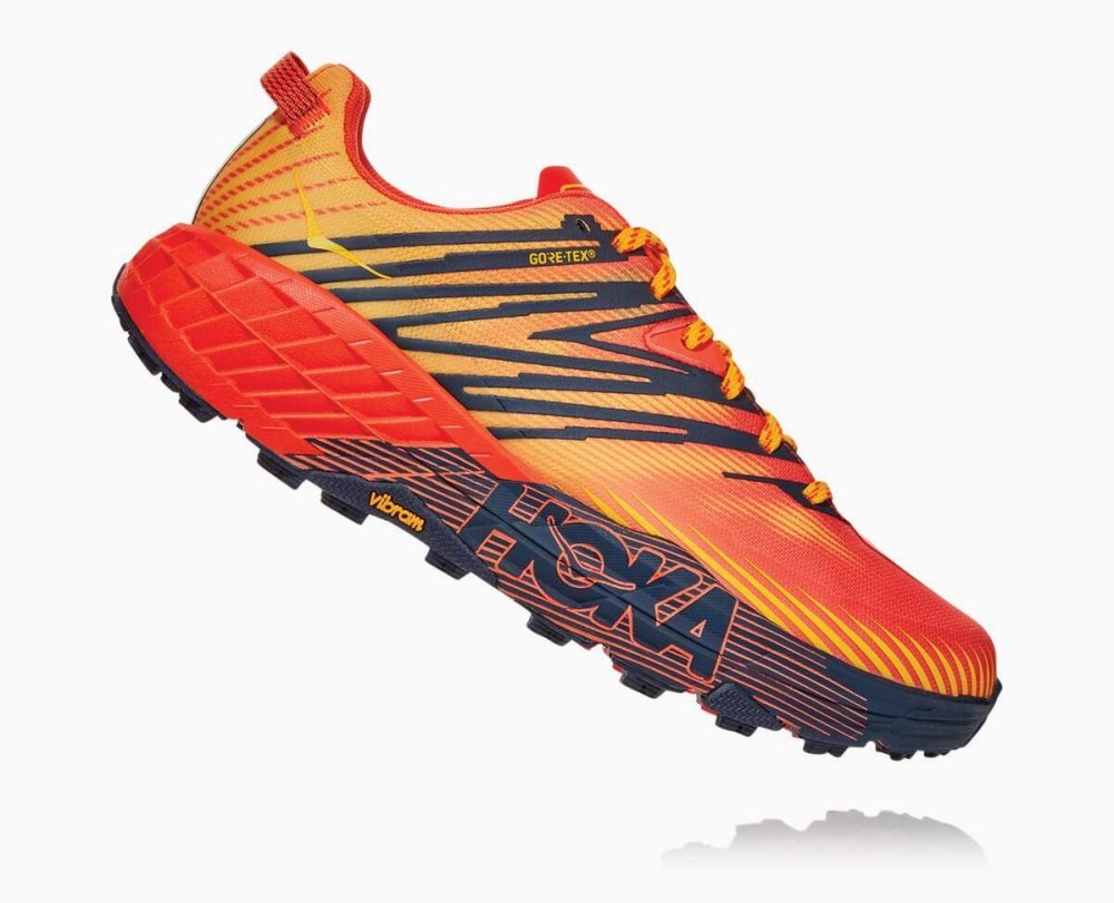 Hoka Speedgoat 4 GORE Red / Gold | 85720JRID