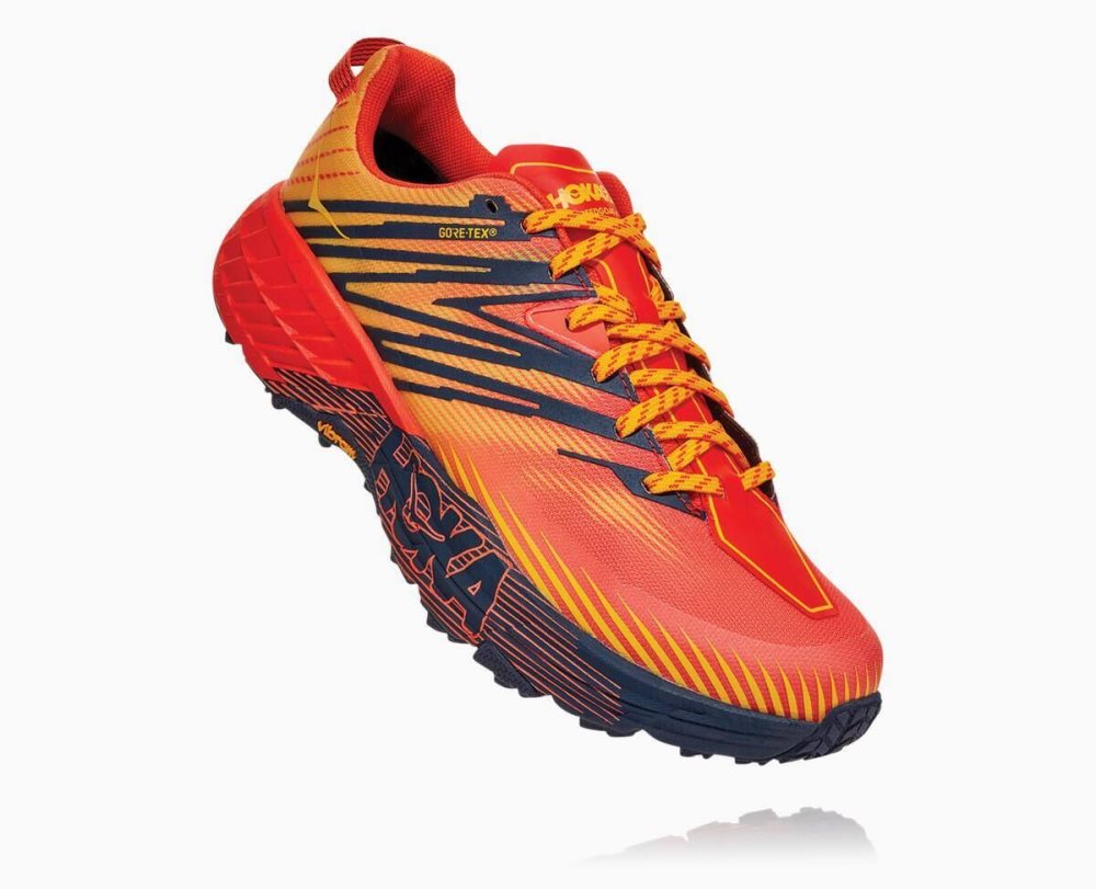 Hoka Speedgoat 4 GORE Red / Gold | 85720JRID