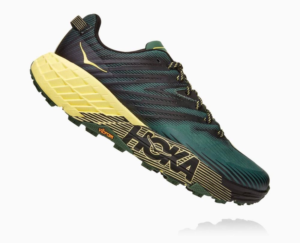 Hoka Speedgoat 4 Myrtle/Limelight | 68302TSOL