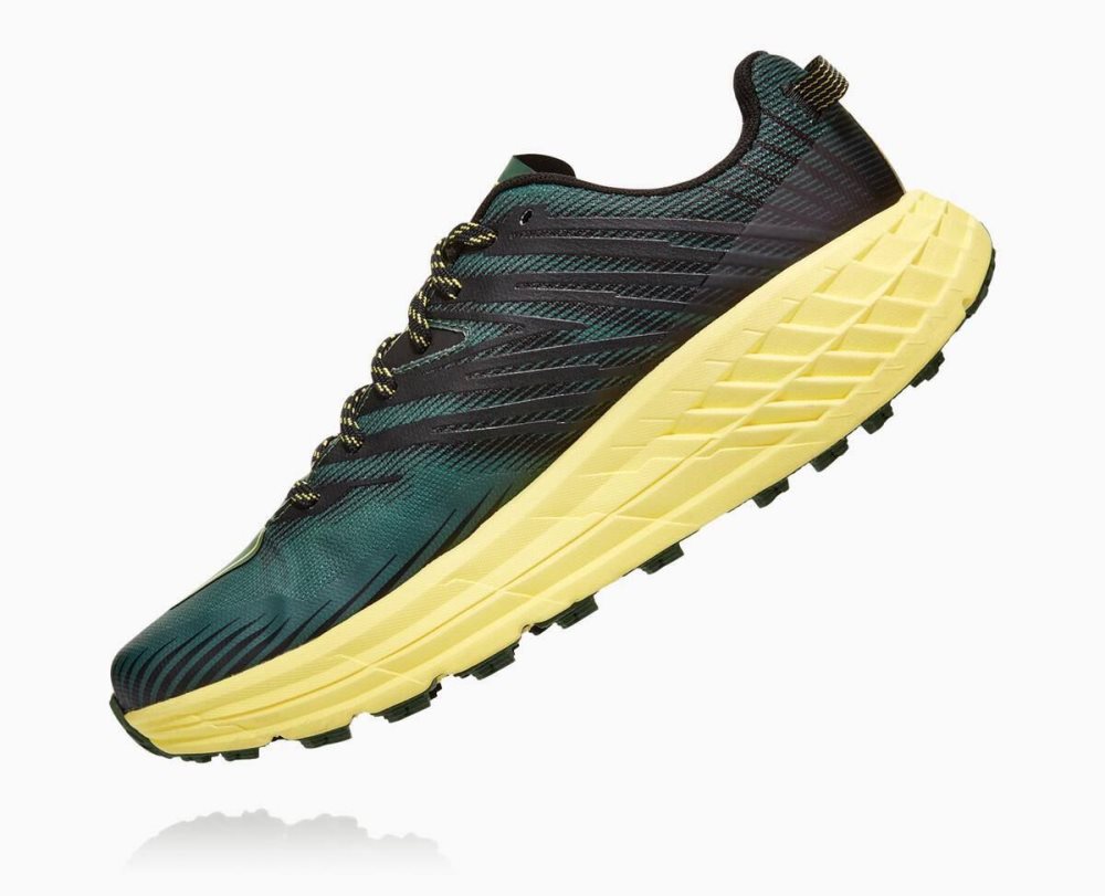 Hoka Speedgoat 4 Myrtle/Limelight | 68302TSOL