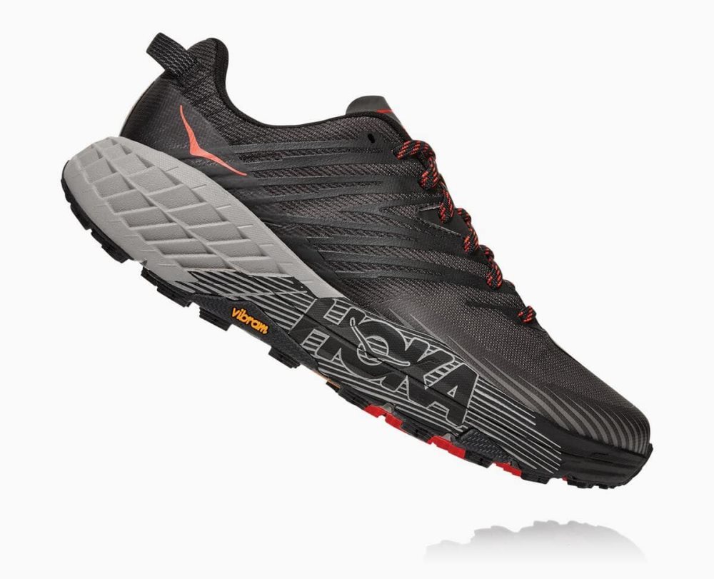 Hoka Speedgoat 4 Wide Dark Grey / Dark Grey | 04152ENVM