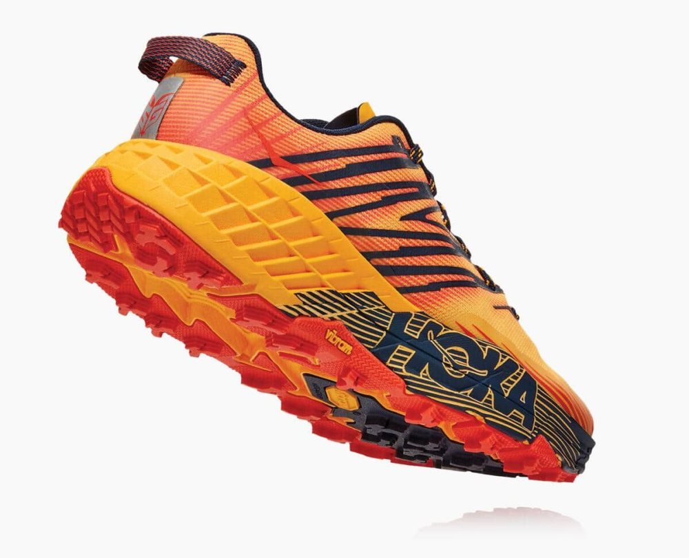 Hoka Speedgoat 4 Wide Gold / Black | 97263IJBC