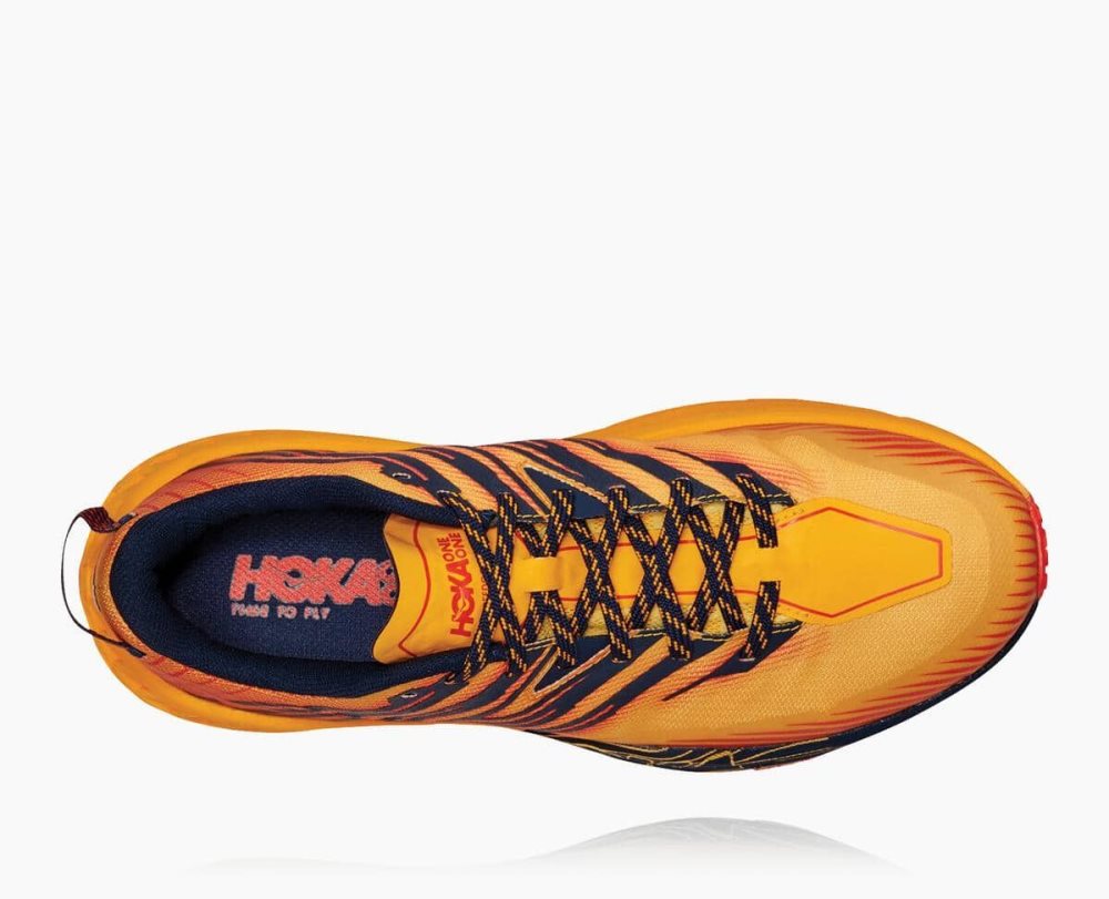 Hoka Speedgoat 4 Wide Gold / Black | 97263IJBC