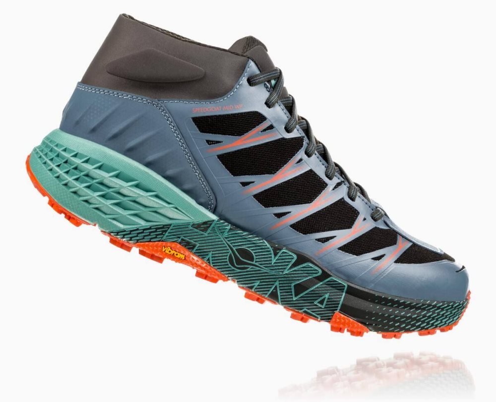 Hoka Speedgoat Mid Waterproof Green | 41298BXYT