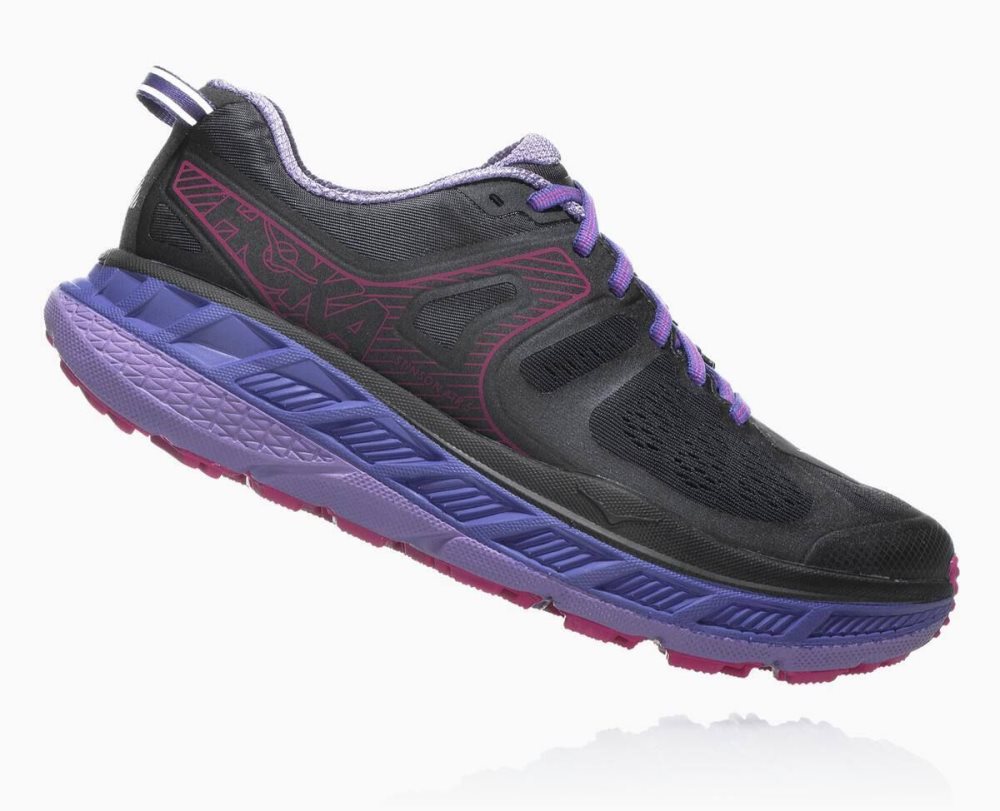 Hoka Stinson ATR 5 Ebony/Very Berry | 54132BKWX