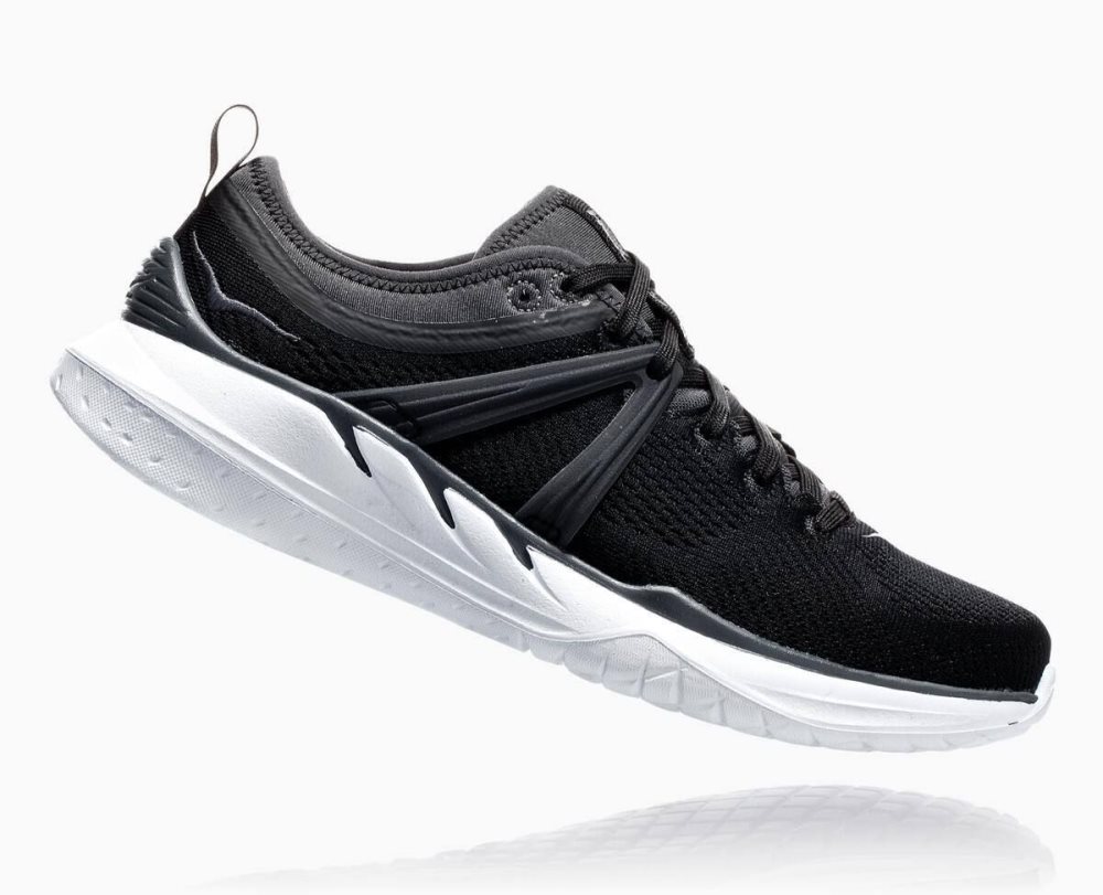 Hoka Tivra Black / Dark Grey | 87954HMLO