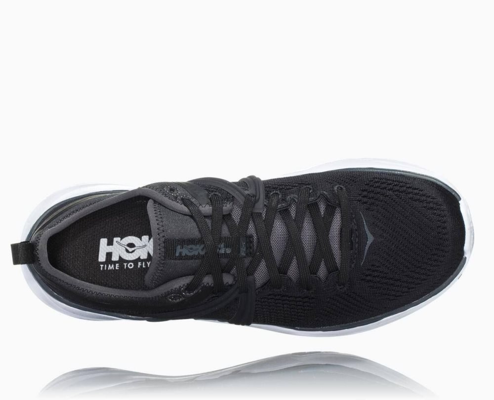 Hoka Tivra Black / Dark Grey | 87954HMLO