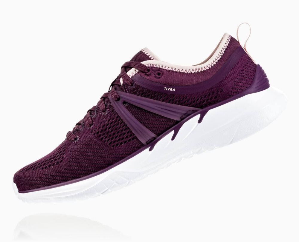 Hoka Tivra Purple / Brown | 26059ZAWH