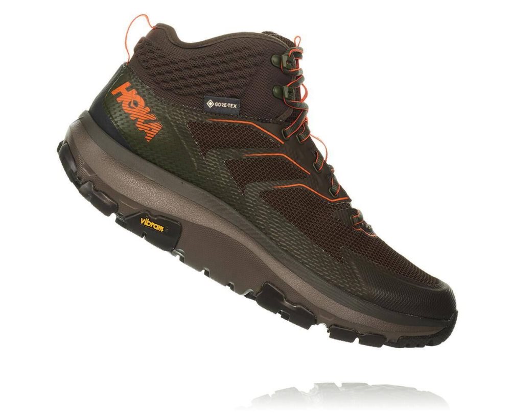 Hoka Toa GORE Black Olive / Orange | 09452OLAZ