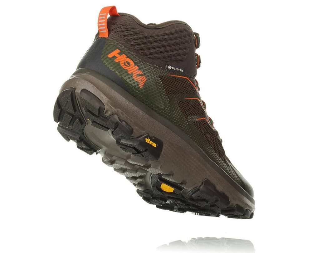 Hoka Toa GORE Black Olive / Orange | 09452OLAZ