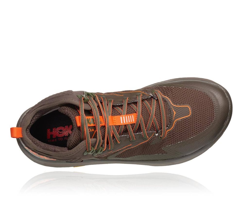 Hoka Toa GORE Black Olive / Orange | 09452OLAZ