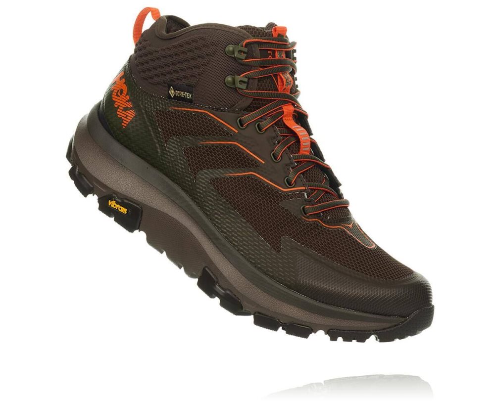 Hoka Toa GORE Black Olive / Orange | 09452OLAZ